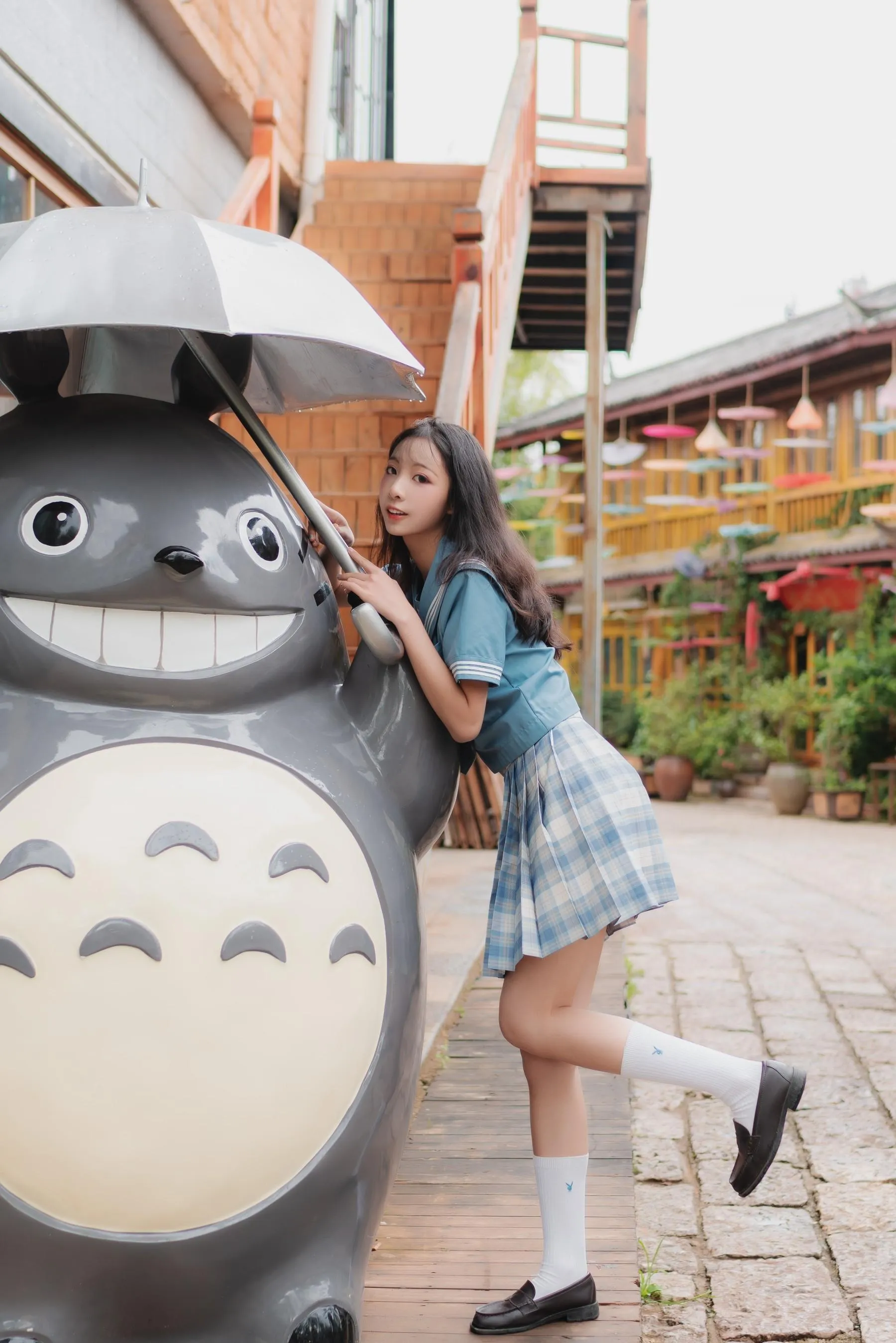 西瓜少女 NO.001 丽江写真JK [45P]插图5